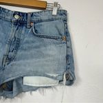ZARA Button Fly Cut Off Jean Shorts Womens 6 Denim Summer Casual Beachy Vacation Photo 1
