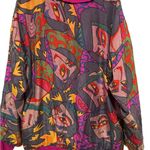 Multicolored Picasso print long sleeve silk shirt measurements in pictures Size undefined Photo 2