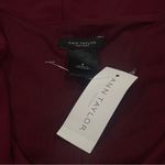 Ann Taylor NEW  Wine Red Mini Dress Careerwear Office Siren Chic Capsule Size 8 Photo 5