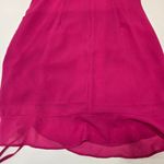 MORE TO COME Mileva Ruched Mini Dress in Fuchsia Pink Size XS Photo 7