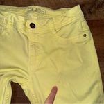 DL1961  Toni High Rise Crop 4-Way Stretch Yellow Jeans Photo 12