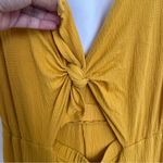 Love Tree  Summer Loving Woman’s Large Mustard Yellow Jumpsuit‎ Romper Photo 10