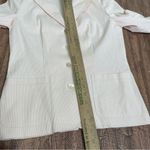 Ralph Lauren Lauren Women’s Menswear Blazer Pink White Seersucker Stripe Small Photo 9