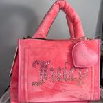 Juicy Couture  Pink Lemonade Big Spender Tote Bag with bag charm Photo 0