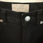 Everlane NEW Sz 26 Short The Way High Straight Jean Coal Black Organic Cotton Photo 9