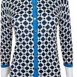 Spartina 449 New diamond and argyle wool cardigan sweater size XXS Photo 0