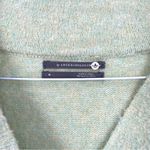 Anthropologie Pistachio Green Slouchy VNeck Pullover Sweater Layering Top Photo 6