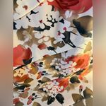 Dress Barn Beautiful floral fall colors PLUS dress size 18 lovely ruffles, sleeveless Photo 3