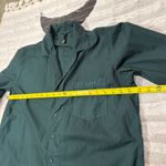 SKIMS  Pine Logo Cotton Poplin Sleep Button Up Dress Sleep Shirt Sz M Comfy Cozy Photo 9