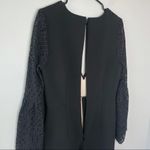 BCBGMAXAZRIA Black V-Neck Bell Sleeve Jumpsuit Photo 7