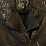 AQUA ‎ Leather Moto Jacket Photo 1