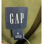 Gap NWT  Short Sleeve Button Up Army Jacket Green Jumpsuit‎ 4 Photo 1