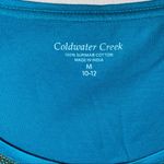 Coldwater Creek  Scoop Neck Sequin Top Size Medium Photo 2