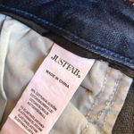 JustFab  Womens Jeans Size 28 Just Fab Relaxed Slim Distressed Blue‎ Night Rider Photo 7