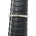 Lapis Lazuli Ring Silver Tone Textured Band Women's Jewelry Size 7 Photo 3