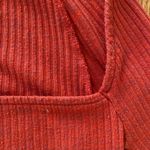 Urban Outfitters berry red ribbed square neck long sleeve top Photo 7