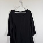 Bryn Walker  100% Linen Black Dress Size Large Photo 4