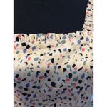 JODIFL Large L Print Dress Smocked Puffed Sleeves Square Neck Tiered Skirt JODIFIL Photo 6