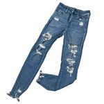 American Eagle  Highly Distressed Jegging Jeans High Rise Next Level Stre… Photo 12