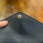 Coach Signature Colorblock Snap Wallet – Brown, Tan & Black Photo 3