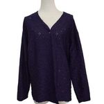 Women's Adolfo studio Blue Pattern Cardigan Photo 0