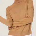 KF/Kaufman Franco Sweater Womens Medium Turtleneck Mixed Media Layered Pullover Photo 0
