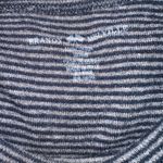 Brandy Melville Grey and Navy striped tee Photo 2