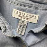Cambridge Dry Goods Chambray shirt. Size 10 Blue Photo 2