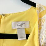 Loft  Yellow Crochet Lace Sheath Sleeveless Summer Dress Size 2 NWOT Photo 3