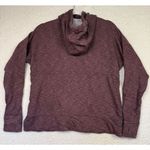Carhartt Newberry Hoodie Womens XS Relaxed Fit Maroon French Terry Pullover Photo 1