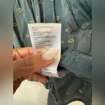 Anthropologie Ruffled Peasant Blouse Gold and Slate Blue Blouse Size XXS Photo 8