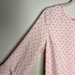 Old Navy Cottage Acorn Print Dainty Feminine Flare Sleeve Blouse Petal Pink Photo 2