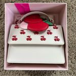 Betsey Johnson  Cherry Embellished ivory Handbag New Photo 0