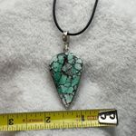 Turquoise Natural Pendant Necklace Green Photo 5