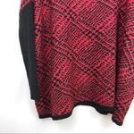 Joseph A  Plaid Turtleneck Sweater Red Black Women's Size Medium NWT Photo 2