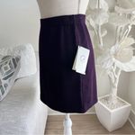 St. John  Elegant Purple Women's Knit Mini Skirt Photo 3