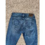 True Religion jennie curvy skinny jeans ripped knees mid rise denim women’s 29 Photo 5