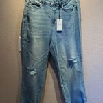 New Mid Rise Star Pocket Boyfriend Judy Blue Jeans 14W NWT Photo 1