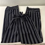 Newbury Kustom Black & White striped paper bag trousers Photo 1