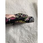 Vera Bradley MOON BLOOMS BLACK FLORAL TURNLOCK WRISTLET Removable Wrist Strap Photo 5