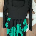 Maxi dress with side ruffle Green Size M Photo 0