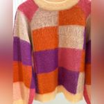 Desigual  Jucar Orange Pink Pullover Sweater Size Small Photo 5