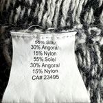 Icelandic Design Tribal Printed Full Zip Sweater Jacket Silk Multicolor Medium Photo 2