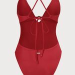 Berlook ECONYL® Red Cutout One Piece Swimwear 46 Size L Photo 6