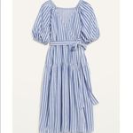 Old Navy Waist-Defined Striped Tie-Belt Midi Wrap Dress NEW Plus Size 4X Photo 2