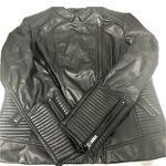 The Limited  Faux Leather jacket PXL  Moto  BIKER Jacket Photo 4
