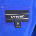 Ladies' Lands' End Blue Insulated Hooded Duffel Coat Medium Photo 1