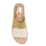 Sorel  Ella II‎ Slingback Leather Sandal, Comfort Shoe Olive Beige Size 10.5, NWT Photo 14
