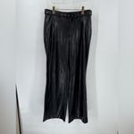 7 For All Mankind faux leather wide leg pants size large Photo 1