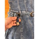 Retrofête Giorgio One-Shoulder Short Belted Denim Dress size small Photo 11